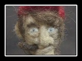 Frank (closeup)
Hand-dyed, Handfelted Wool