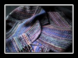 Jeweltone
Scarf
Handwoven Rayon Chenille, and Tencel
66