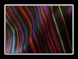 Mining Rainbow
Shawl or Wide Scarf
Handwoven Tencel, Dimity Weave
60