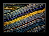 Turquoise & Gold
Scarf
Handwoven Rayon Chenille, and Tencel
74