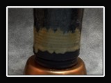 Glaze App K.  K. Matte Black (O) (SG146); Swiss Choc (B) (SG150) 2/3; Deep Purp (L) (SG150) 1/4*; *More than � runs too low.